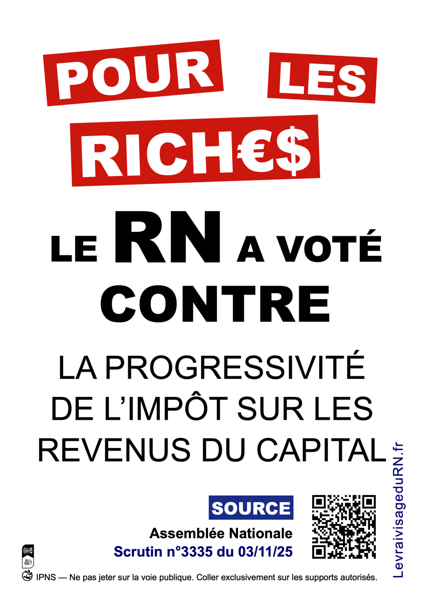 Le RN a protège le capital des riches