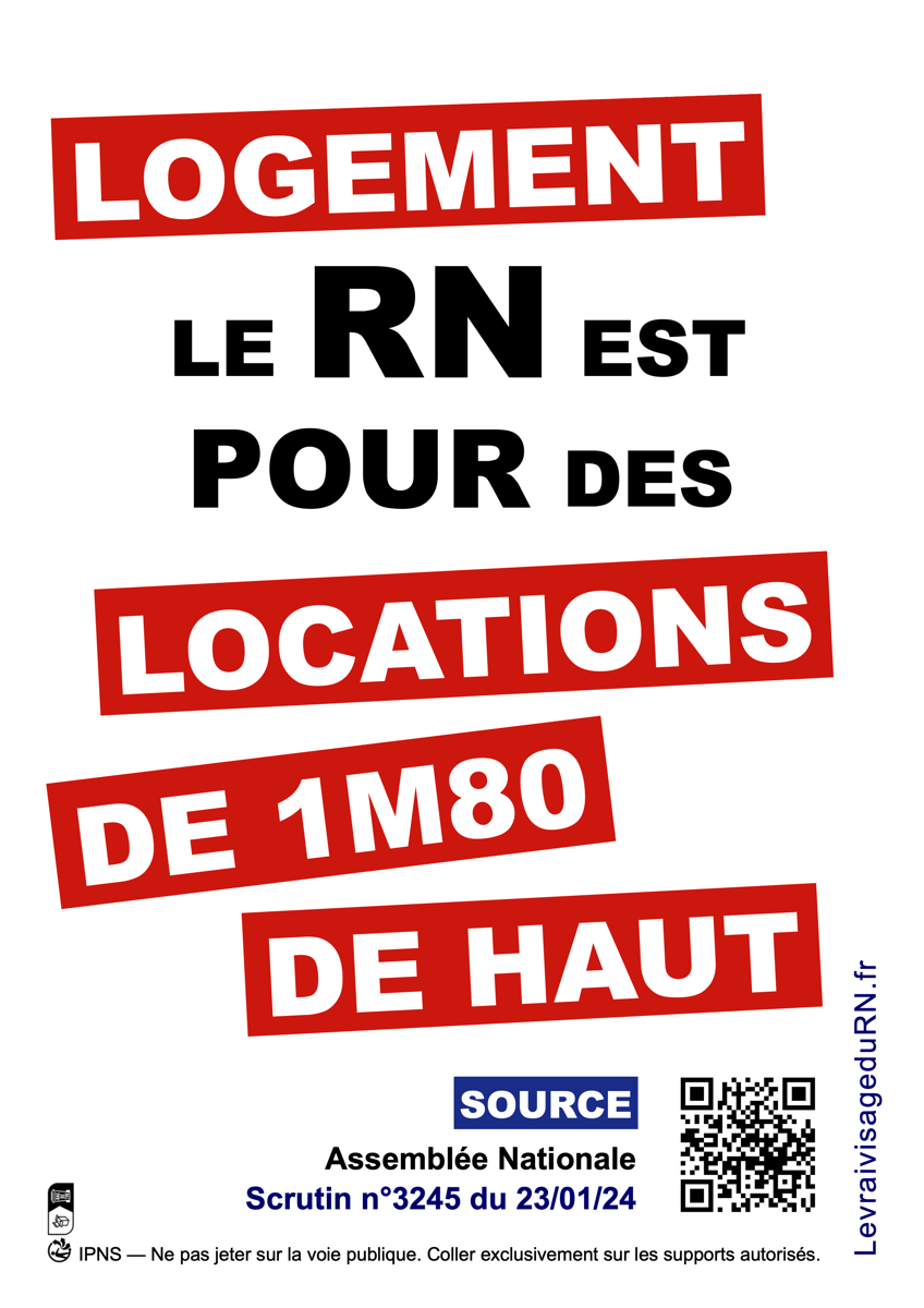 Habitat : le RN a voté contre une hauteur minimale sous plafond de 2m20