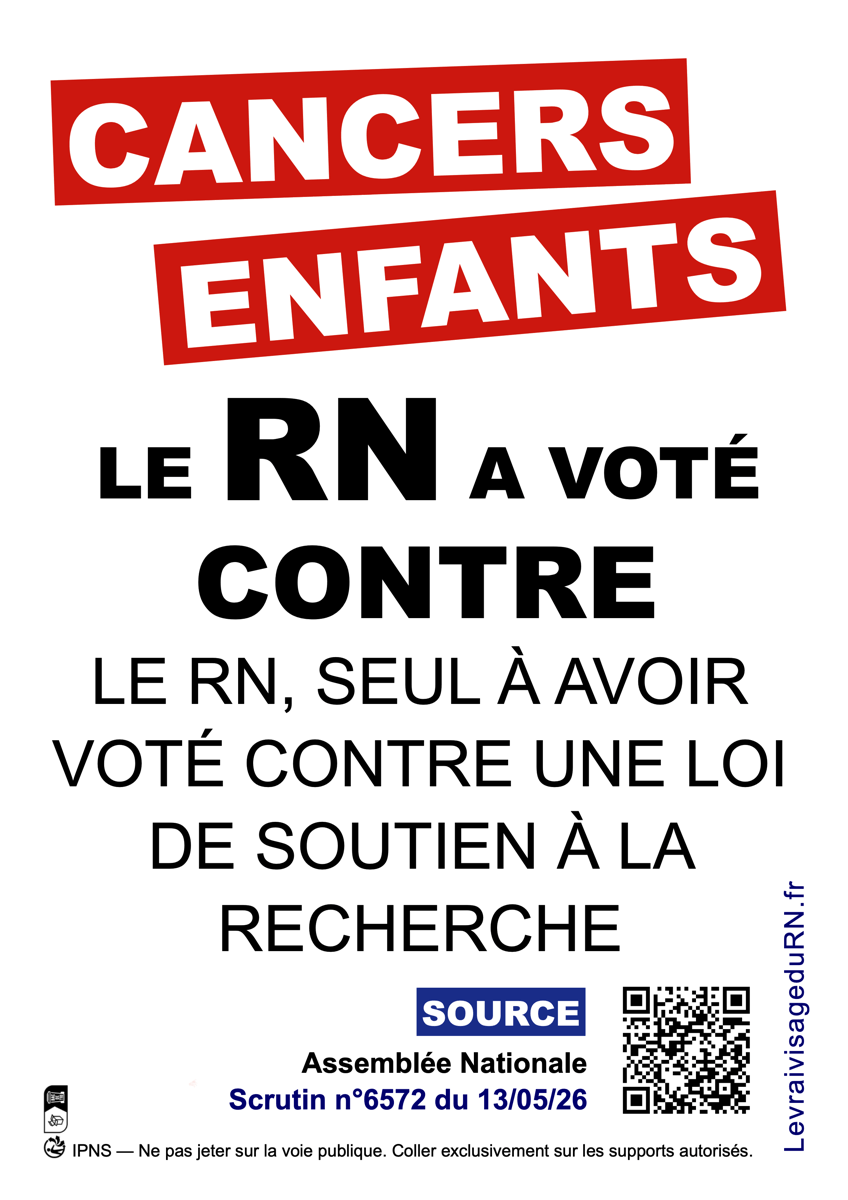 Cancers de l’enfant : le RN, seul à avoir voté contre une loi de soutien à la recherche